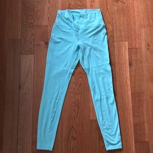Lululemon Align high rise 25”. Size 8. Bright light blue color. Like new!